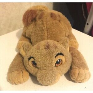 Disney Parks Disneyland The Lion King Young Baby Simba 9" Plush Stuffed VTG